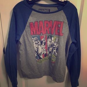A Marvel graphic long sleeve.